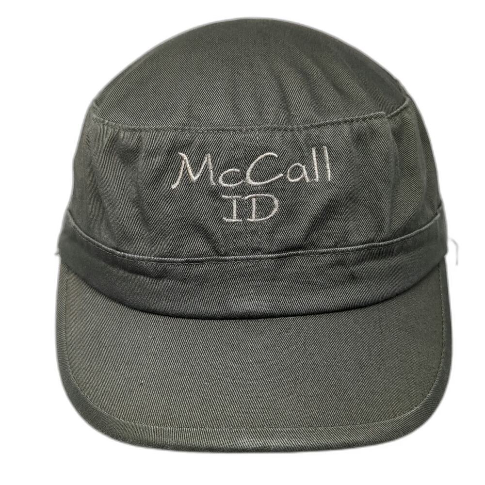 Sansegal Army Cap Green One Size McCall ID Idaho Strapback Cotton Twill Hat